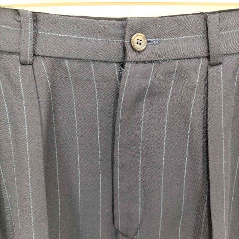 ラルフローレン RALPH LAUREN 90s 2タック ストライプ スラックス レディース 9