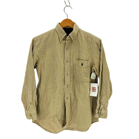 ポロバイラルフローレン Polo by RALPH LAUREN スモールポニー刺繍 細畝コーデュロイ L/Sボタンダウンシャツ メンズ 160