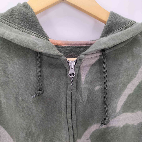 フルーツオブザルーム FRUIT OF THE LOOM タイダイ 総柄 ジップップ パーカー メンズ import:XL