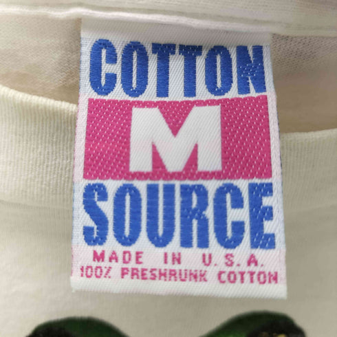 90S COTTON SOURCE USA製 FLIP THE BIRD GET A FROG 両面 プリント L/S Tシャツ メンズ import:M