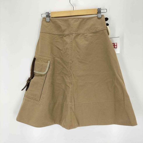 ラルフローレン RALPH LAUREN カウレザーベルト台形スカート レディース 7