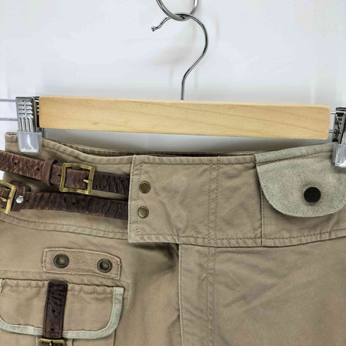 ラルフローレン RALPH LAUREN カウレザーベルト台形スカート レディース 7