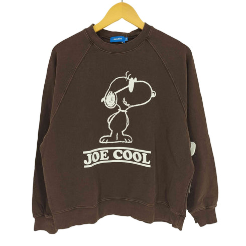 ピーナッツ PEANUTS GLAZOS ジョークール ラグラントレーナー メンズ JPN:M