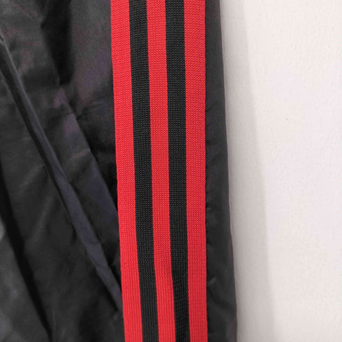 アディダス adidas デサント製 サイドジップ ナイロンパンツ メンズ L-O