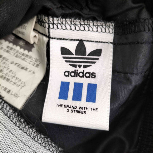 アディダス adidas デサント製 サイドジップ ナイロンパンツ メンズ L-O