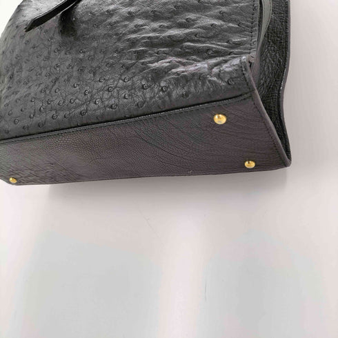 オーストリッチ レザートートバッグ レディース