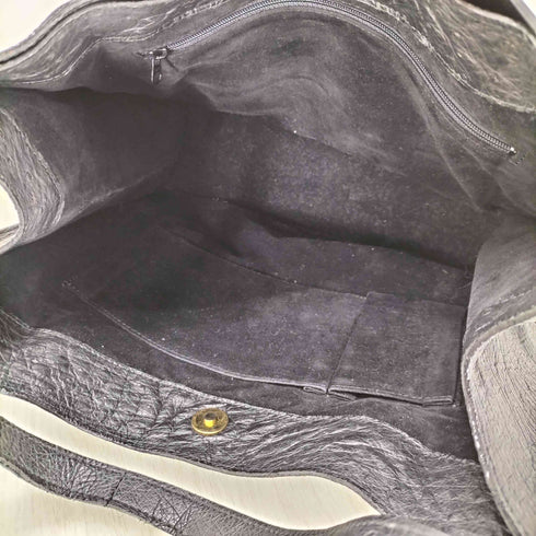 オーストリッチ レザートートバッグ レディース