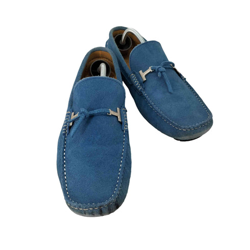 queen classico スエードローファー ドライビング メンズ EUR:42