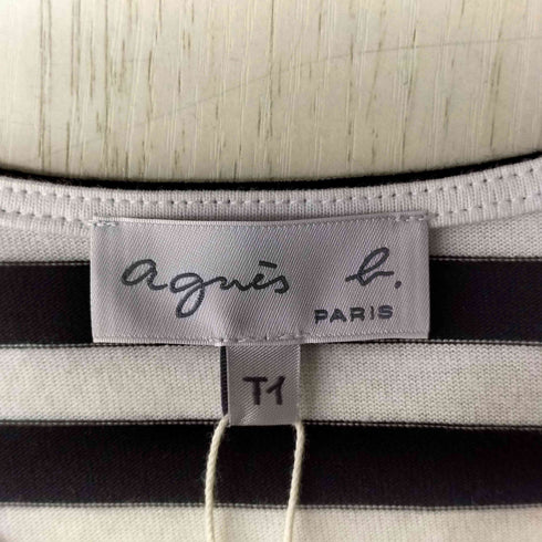 アニエスベー agnes b. ボーダー柄 ワンピース レディース T1