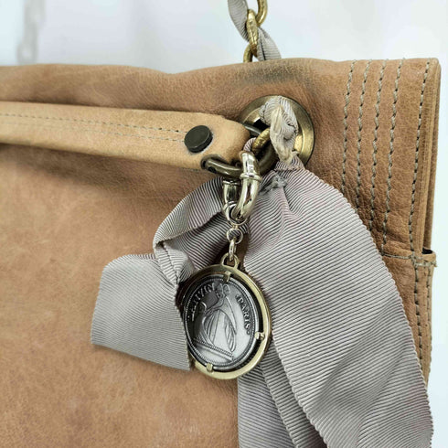 ランバン パリ LANVIN PARIS イタリア製 チェーンストラップレザーショルダーバッグ レディース