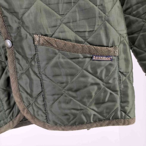 ラベンハム LAVENHAM キルティング フーデッド ブルゾン レディース
