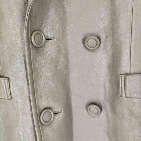 レリアン Leilian Genuine leather ダブルテーラードジャケット メンズ 11