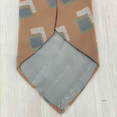 ジョルジオアルマーニ Giorgio Armani 総柄シルクワイドタイ メンズ