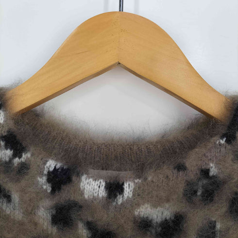 デプレ DES PRES レオパードファークルーネックベスト レディース JPN:S