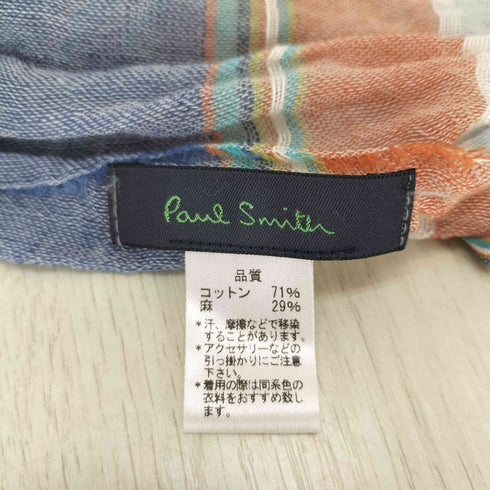 ポールスミス Paul Smith イタリア製 リネン混ストール レディース