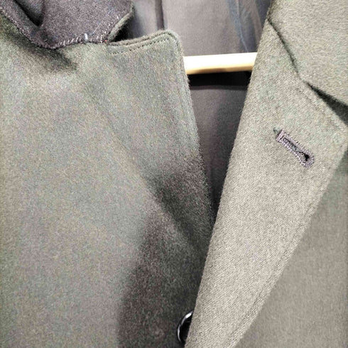 MADE IN ITALY ウール比翼ステンカラーコート メンズ 98