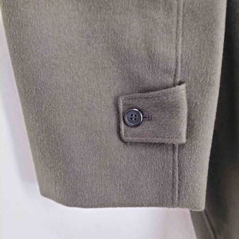 MADE IN ITALY ウール比翼ステンカラーコート メンズ 98