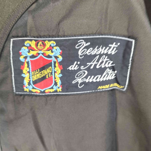 MADE IN ITALY ウール比翼ステンカラーコート メンズ 98