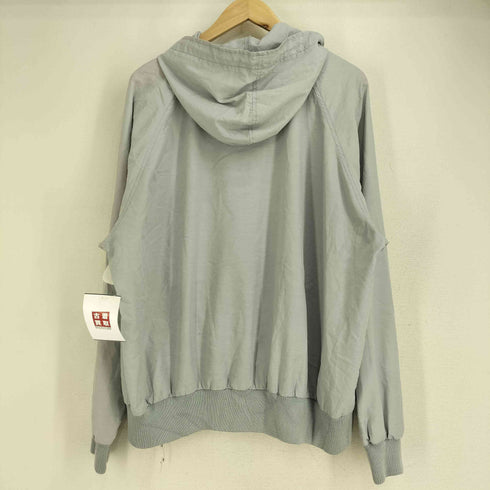 ランズエンド LANDS END 80-90S 三角タグ ナイロン混 ポリ リブ アノラックパーカ メンズ import:XL