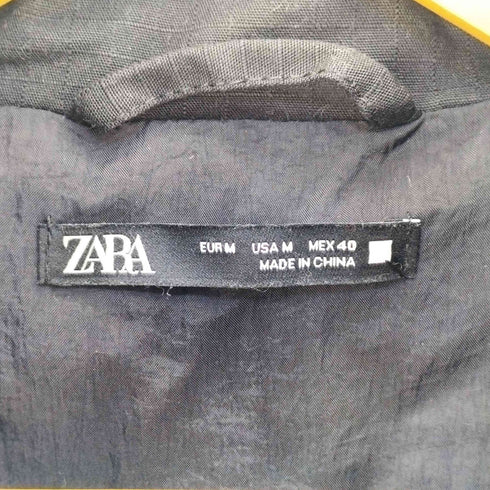 ザラ ZARA RELYEFLI RIPSTOP PARKA リリーフリ リップストップ パーカ ダブルジップ ウエストドローコード メンズ import:M