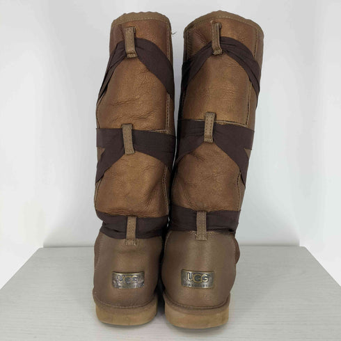 アグ UGG Bronze Metallic Ribbon Boots ブロンズ メタリック リボン ブーツ レディース 25