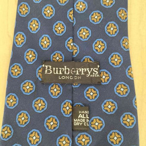 バーバリーズ BURBERRYS 総柄シルクワイドタイ メンズ
