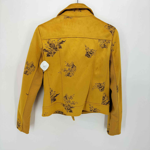 デシグアル Desigual 20SS 裏地 総柄 花柄 プリント ダブル ライダース ジャケット レディース DE:36