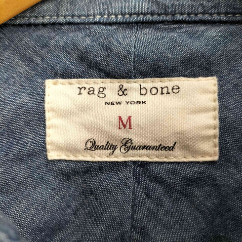 ラグアンドボーン rag&bone USA製 デニム L/S シャツ メンズ import:M