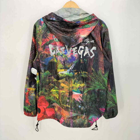 FEAR AND LOATHING IN LAS VEGAS 総柄 ジップアップ フーディ ジャケット メンズ import:M