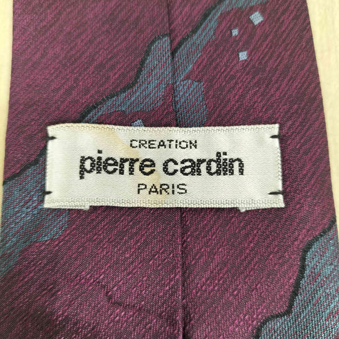 ピエールカルダン pierre cardin 総柄シルクネクタイ メンズ