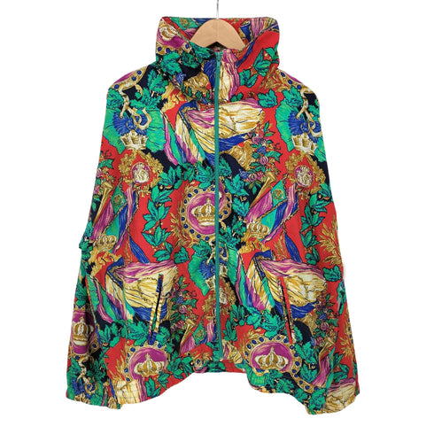 EVR 総柄 ジップアップ ジャケット メンズ import:XL