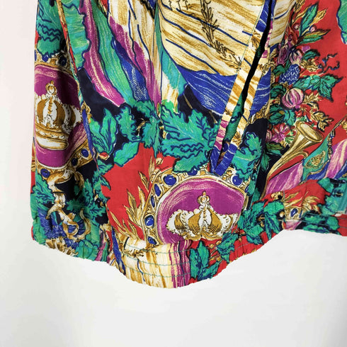 EVR 総柄 ジップアップ ジャケット メンズ import:XL