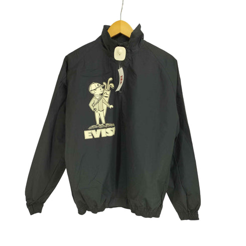 エヴィス EVISU キャラクタープリント 背面カモメ ナイロン プルオーバー メンズ 1