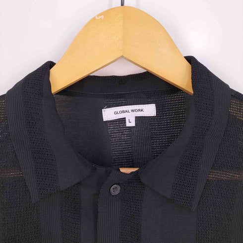 グローバルワーク GLOBAL WORK メッシュ シャツ メンズ JPN:L
