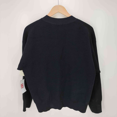 スピックアンドスパン Spick and Span 片畔ニットカーディガン レディース