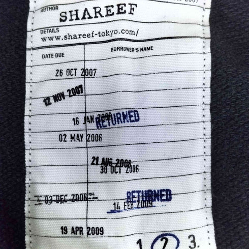シャリーフ SHAREEF ダルメシアンスウェット メンズ JPN:2
