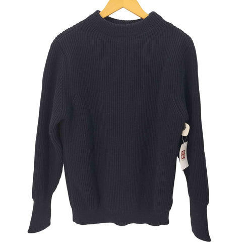 アンデルセンアンデルセン ANDERSEN-ANDERSEN NAVY SYMMETRICAL CREWNECK メンズ M