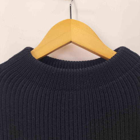 アンデルセンアンデルセン ANDERSEN-ANDERSEN NAVY SYMMETRICAL CREWNECK メンズ M
