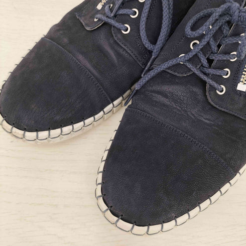 キャサリンハムネットロンドン KATHARINE HAMNETT LONDON レザー ジップスニーカー メンズ 261/2