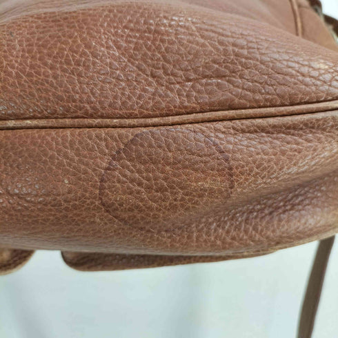 ラルフローレン RALPH LAUREN ロゴ型押し レザー ハンティング ショルダーバッグ メンズ