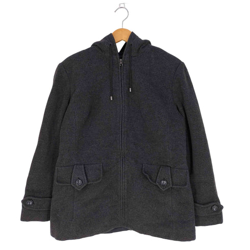 セントジョンズベイ STJOHNS BAY 90S~00S 中綿 ウールフーデッド ジャケット メンズ import:XL