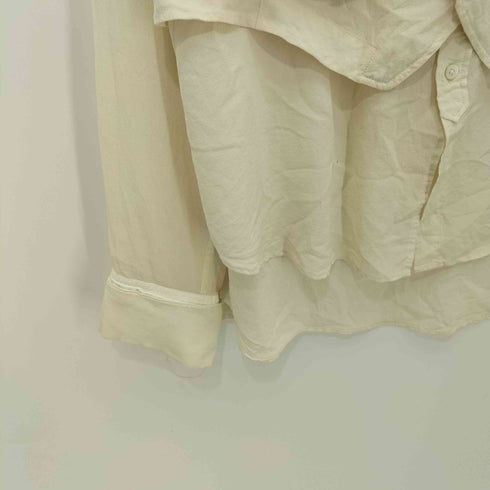 エムエーエスユー MASU 19AW LAYERED SILK SHIRTS メンズ