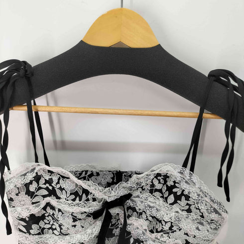 Group of Universe ジャガード 花柄 レース フリル ワンピース / ドレス レディース JPN:M