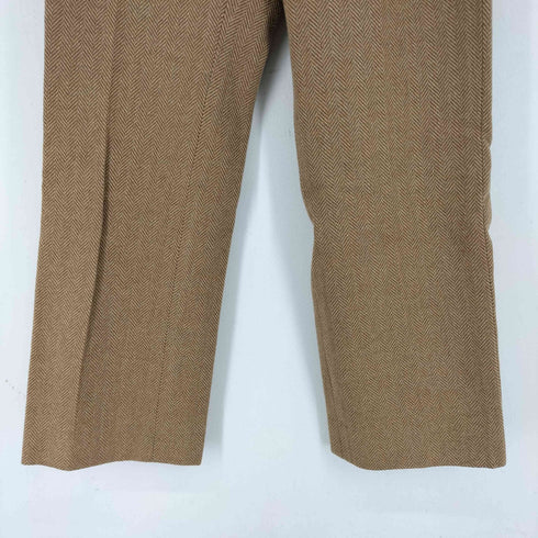 ラルフローレン アールエル RALPH RL LAUREN 90-00s ウール混ヘリンボーンノータックスラックスパンツ メンズ 13