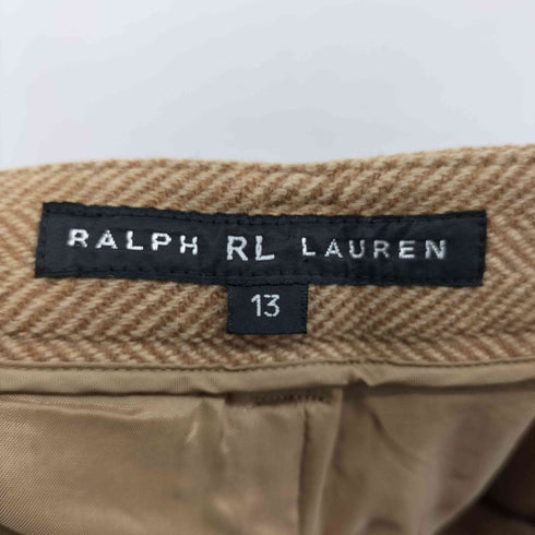 ラルフローレン アールエル RALPH RL LAUREN 90-00s ウール混ヘリンボーンノータックスラックスパンツ メンズ 13