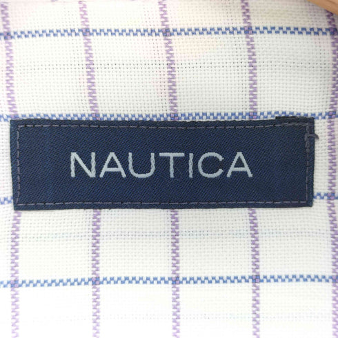 ノーティカ NAUTICA チェック シャツ メンズ 32-33