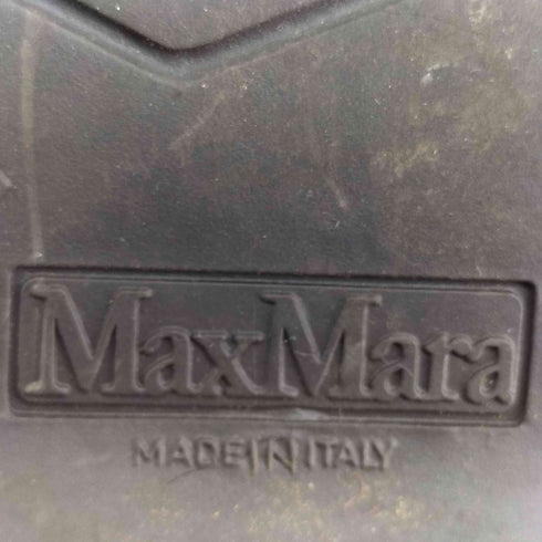 マックスマーラ MAX MARA ベルクロサイドジップスエードブーツ レディース