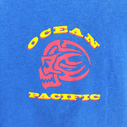 オーシャンパシフィック Ocean Pacific 90S USA製 スカルプリントL/S Tシャツ メンズ XL