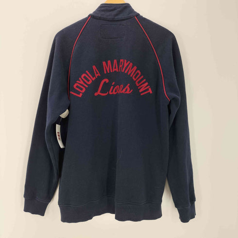 チャンピオン Champion 00S LMU ワッペン 刺繍 袖目つき ラグラン フルジップスウェット メンズ import:L