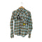 WONDER EIGHT ワッペンデザインL/S ネルシャツ Y2K メンズ M